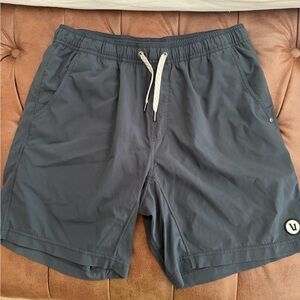 Vuori Men's Athletic Shorts in Gray